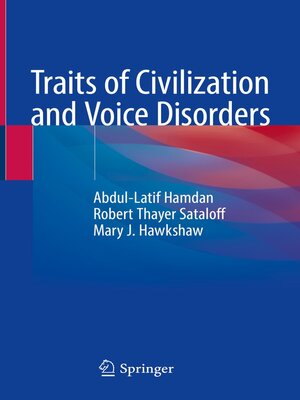 cover image of Traits of Civilization and Voice Disorders